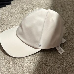 Lululemon White (Bone) Running Hat
